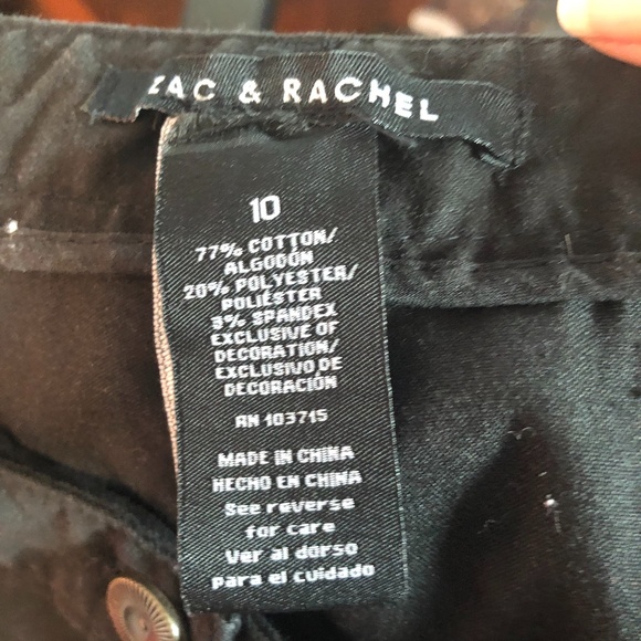 Zac and Rachel Black Capris - Picture 7 of 8